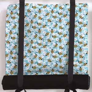 Classroom Door Curtain, Bees Roll Up Teacher Window Privacy Shade, Security Cover For Office & School Class Safety Protection