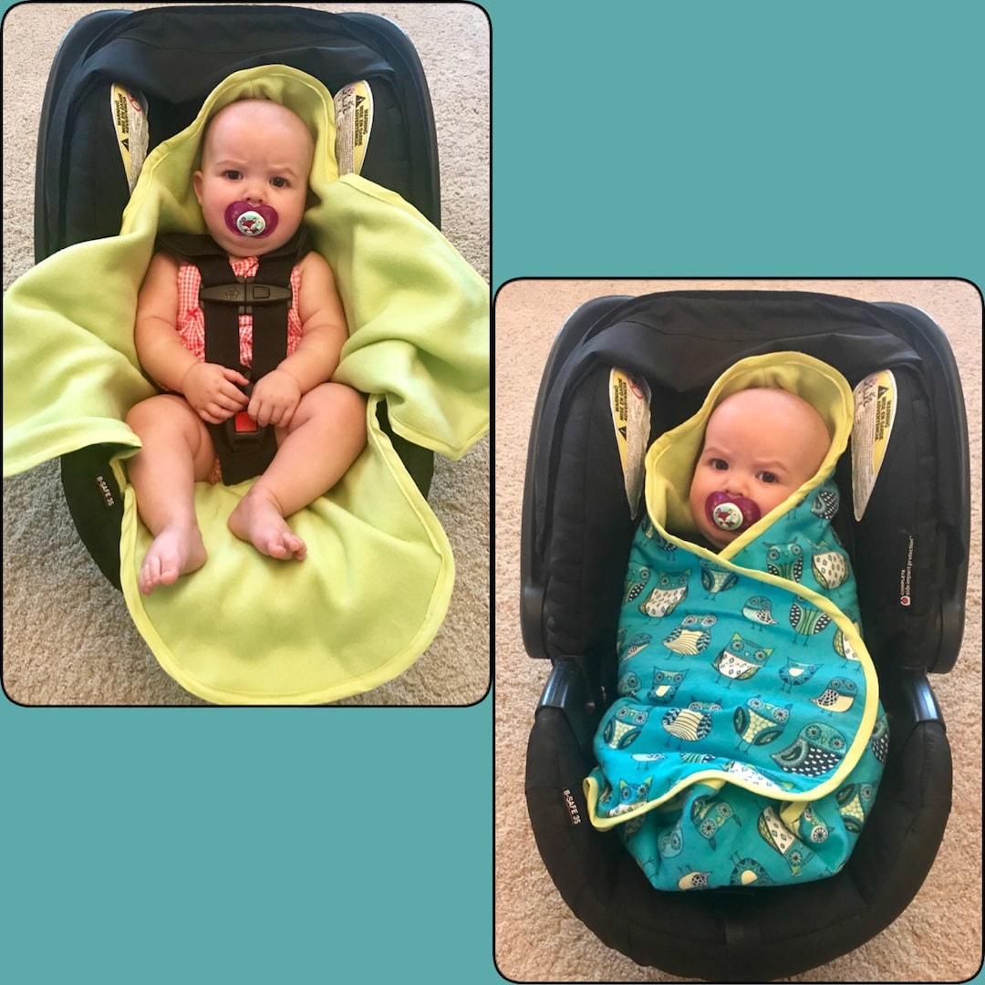 Car Seat Blanket, Travel Baby Blanket, Car Seat Cover, Baby Swaddle