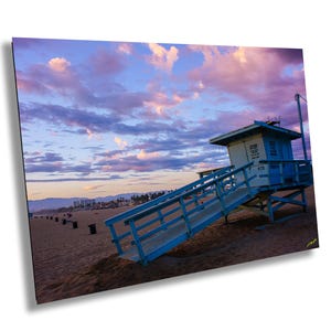 Lifeguard Beach Art Venice Beach Print Lifeguard California Beach Themed Poster Large Lifeguard Hut West Coast Beach Surf Lifeguard Tower