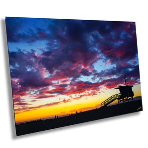 Lifeguard Beach Art Venice Beach Print Lifeguard California Beach Themed Poster Large Lifeguard Hut West Coast Beach Surf Lifeguard Tower