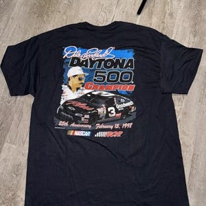 Vintage Dale Earnhardt Sr #3 Daytona 500 Nascar Racing Champion Tshirt, Dale Earnhardt T-shirt, Dale Earnhardt Fan Racing Tee , Gift For Fan
