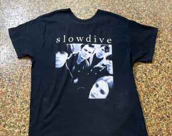 Slowdive Unisex T-shirt - Souvlaki Album Tee - Music Band Graphic