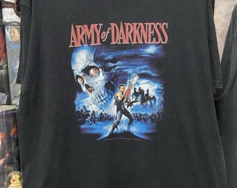 Maglietta Army Of Darkness – Evil Dead – Anni 90 – Unisex – Colore Bianco - 2