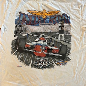 Vintage 2000 Indianapolis 500 IndyCar Racing T Shirt, Indianapolis 500 T-shirt, IndyCar Fan Racing Tee, Nascar Racing Shirt