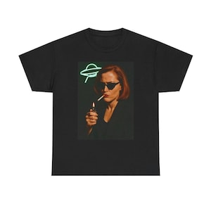 Vintage The X Files Funny Aliens T-shirt, TV Show, The X Files Shirt, Dana Scully, The Truth Is Out There Shirt, Fox Mulder and Scully