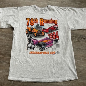 Vintage 1994 Indianapolis 500 IndyCar Racing T Shirt, Indianapolis 500 T-shirt, IndyCar Fan Racing Tee, Nascar Racing Shirt