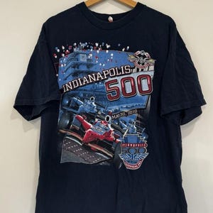 Vintage 2010 Indianapolis Motor Speedway  Racing T Shirt, Indianapolis 500 T-shirt, IndyCar Fan Racing Tee, Nascar Racing Shirt