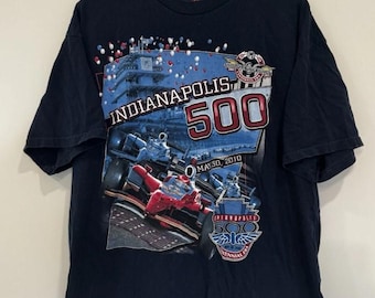 Vintage 2010 Indianapolis Motor Speedway  Racing T Shirt, Indianapolis 500 T-shirt, IndyCar Fan Racing Tee, Nascar Racing Shirt