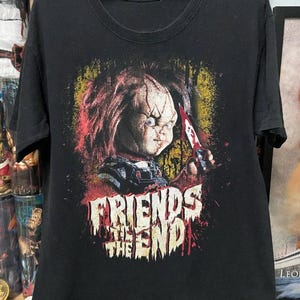 Retro Chucky Horror Movie Characters Halloween Shirt, Horror Move Vintage 90s Tee, Chucky Shirt, Horror Character Tee