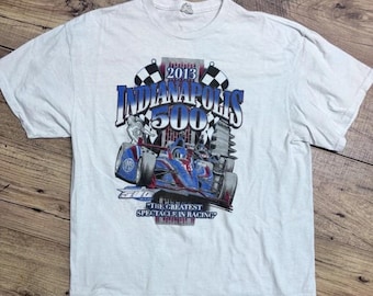 Vintage 2013 Indianapolis 500 Indy Racing T-Shirt, Indianapolis 500 T-shirt, IndyCar Fan Racing Tee, Nascar Racing Shirt