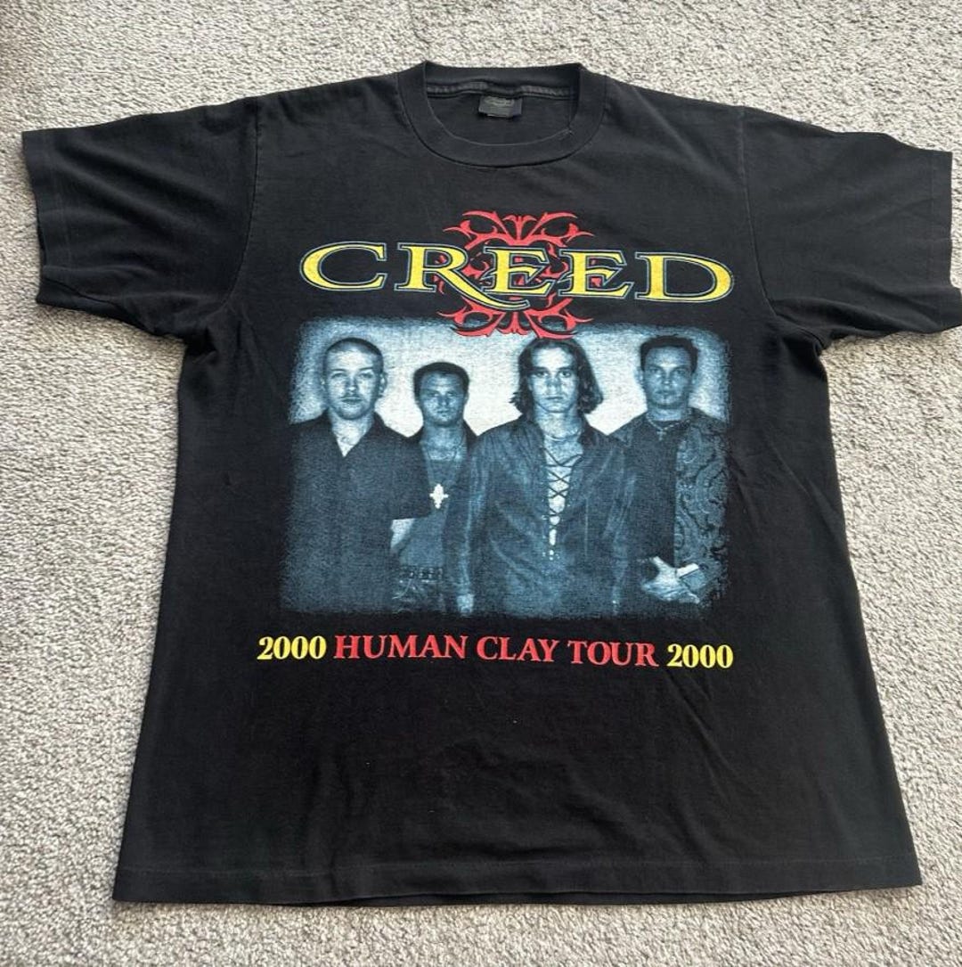 Retro Creed Metal Shirt, Creed Band Tshirt, Creed Band Fan Shirt, Creed ...