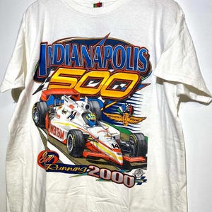 Vintage 2000 Indianapolis Indy 500 Racing T Shirt, Indianapolis 500 T-shirt, IndyCar Fan Racing Tee, Nascar Racing Shirt