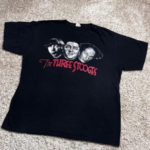 90s Three Stooges Shirt, Curly Shirt, John Lennon Parody Shirt, Vintage Three Stooges Tshirt, 3 Stooges Shirt, The Three Stooges Curly