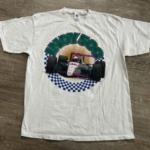 Vintage 90s Indianapolis 500 Racing IndyCar Motor Speedway T-Shirt, Indianapolis 500 T-shirt, IndyCar Fan Racing Tee, Nascar Racing Shirt
