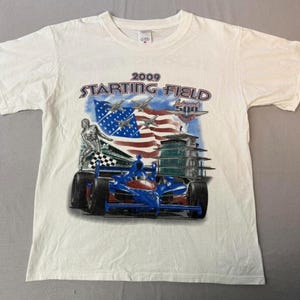 Vintage 2004 Indianapolis 500 Starting Field T Shirt, Indianapolis 500 T-shirt, IndyCar Fan Racing Tee, Nascar Racing Shirt