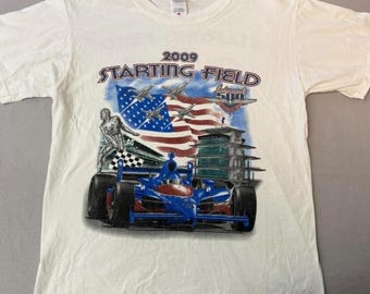 Vintage 2004 Indianapolis 500 Starting Field T Shirt, Indianapolis 500 T-shirt, IndyCar Fan Racing Tee, Nascar Racing Shirt