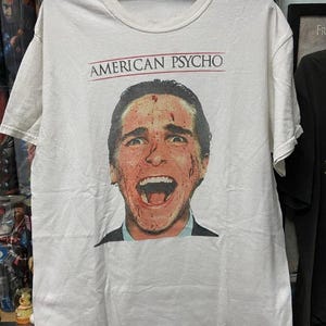 American Psycho Shirt, American Psycho Movie Shirts, Patrick Bateman shirt, Movie T-shirts, Horror Movie T-shirts, scream movie shirts