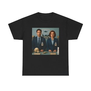 Vintage The X Files T-shirt, TV Show, Movies Collection The X Files Shirt, Dana Scully, The Truth Is Out There Shirt, Fox Mulder and Scully