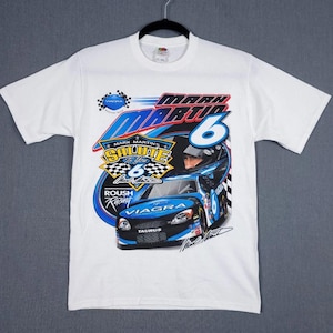 Vintage Nascar Mark Martin #6 Racing T-Shirt, Mark Martin T-shirt, Mark Martin Fan Racing Tee, Nascar Racing Shirt , Gift For Fan