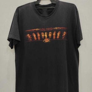 Vintage LOU REED Concert T Shirt, The Velvet Underground, Vintage Rock Tour Tees, Band Music Gift For Men And Women Unisex T-Shirt