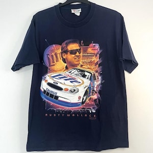 Vintage 90s NASCAR Rusty Wallace #2 Racing T-Shirt, Rusty Wallace T-shirt, Rusty Wallace Fan Racing Tee, Nascar Racing Shirt