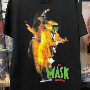 Comfort Colors The Mask Unisex T-Shirt, Jim Carrey, The Mask Shirt, Somebody Stop Me, Smokin, Stanley Ipkiss, 90&#39;s, Comedy