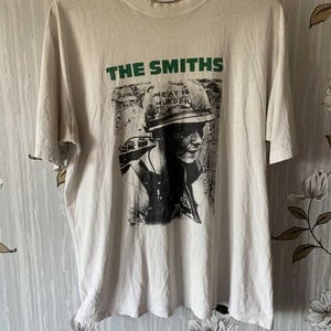 Camiseta vintage de The Smiths, banda musical de los 90, álbum de The Smiths, regalo gráfico de The Smiths para hombre y mujer.