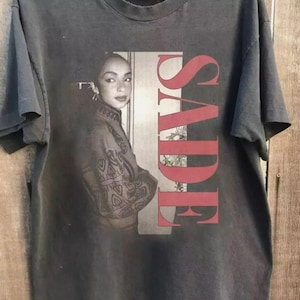 Sade Vintage 90s T-Shirt, Sade Concert Shirt, Sade Pop Music Fan shirt, Sade Gifts for Men Women Unisex Tee, Sade Adu Gift Merch