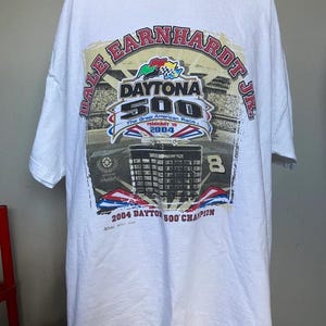 Vintage Dale Earnhardt Jr 2004 Daytona 500 Shirt, Dale Earnhardt T-shirt, Dale Earnhardt Fan Racing Tee, Nascar Racing Shirt , Gift For Fan