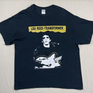Vintage LOU REED Concert T Shirt, The Velvet Underground, Vintage Rock Tour Tees, Band Music Gift For Men And Women Unisex T-Shirt