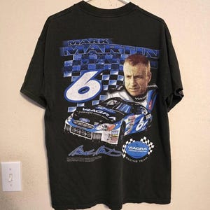 Vintage 90s Mark Martin  Nascar Racing Shirt, Mark Martin T-shirt, Mark Martin Fan Racing Tee, Nascar Racing Shirt , Gift For Fan