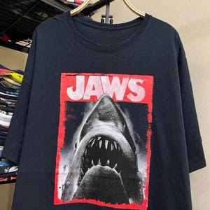 Jaws Fade Natural Adult T-Shirt