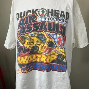 VIntage 90s Darrell Waltrip/Stacy Compton Duck Head Truck T-Shirt , Darrell Waltrip T-shirt, Nascar Racing Shirt , Gift For Fan