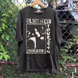 Vintage Slowdive T-Shirt, Slowdive Band Shirt, Slowdive Tour Concert Gift For Men And Women Unisex T-Shirt, Gift For Her, Gift For Him