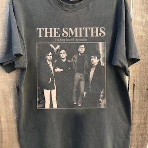 Camiseta vintage de The Smiths, banda musical de los 90, álbum de The Smiths, regalo gráfico de The Smiths para hombre y mujer.