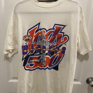 Vintage 90s Indianapolis 500 IndyCar Racing T-Shirt, Indianapolis 500 T-shirt, IndyCar Fan Racing Tee, Nascar Racing Shirt