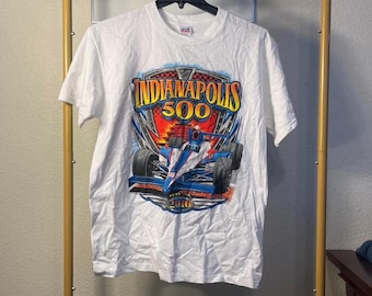 Vintage 2010 Indianapolis Indy 500 Racing T Shirt, Indianapolis 500 T-shirt, IndyCar Fan Racing Tee, Nascar Racing Shirt
