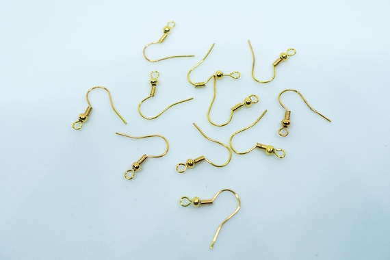 24 PcS EaRRiNg FiNdiNgS JeWeLRy MaKiNg FReNcH FiSH HooK SiLvERToNe ChArMs 19mm