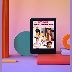 Mi cabello luce diferente al tuyo E-book: La carta de amor de una niña a su cabello