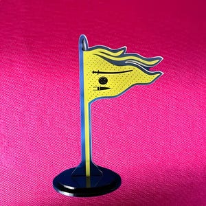 Mini Nishaan Sahib - Yellow