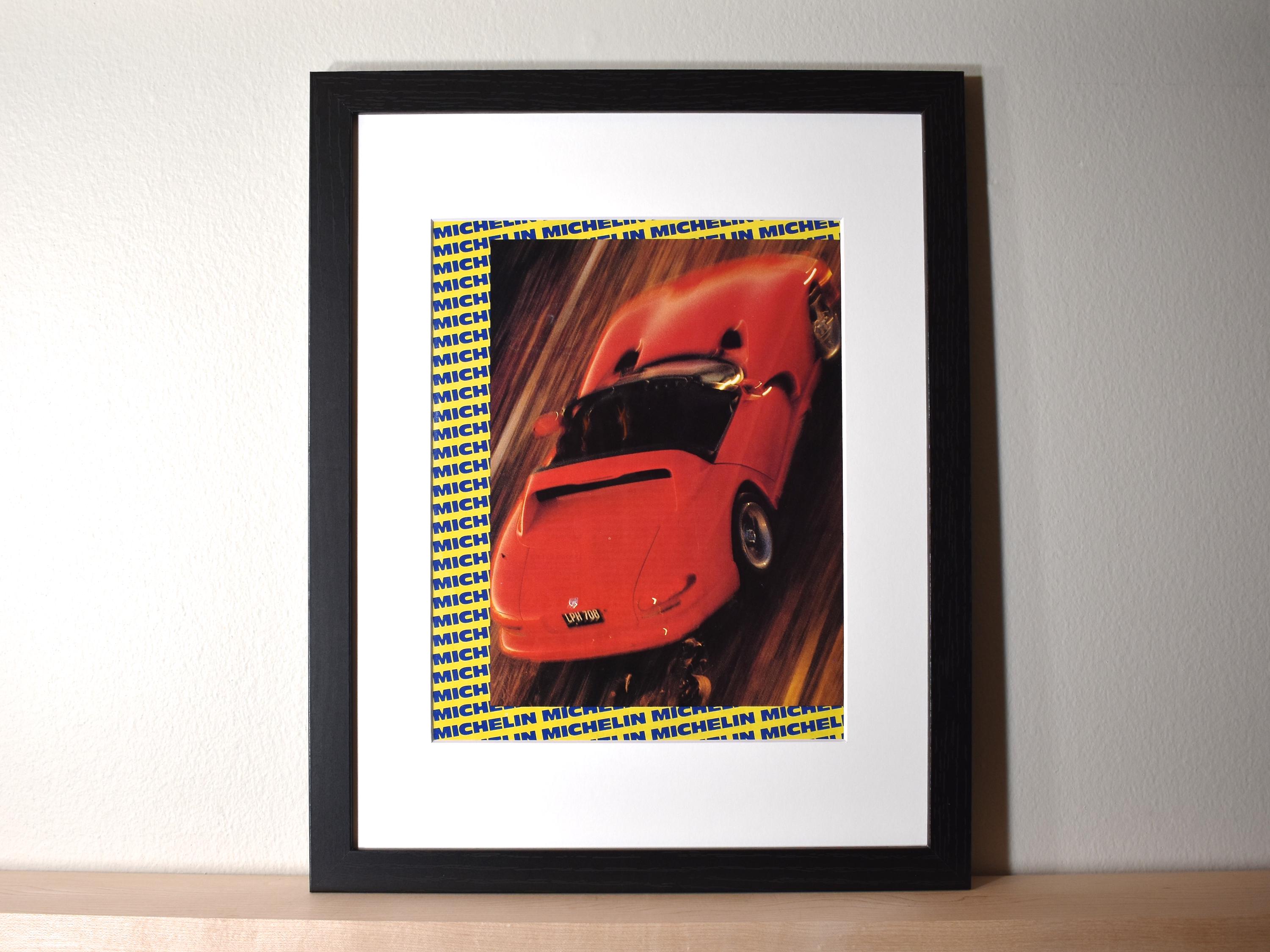 1993 Dodge Viper RT/10 & Michelin (Available GALLERY FRAMED!) Retro Magazine Print Advertisement Wall Decor - Printed 1993