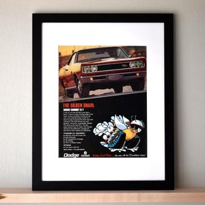 1968 Dodge Coronet R/T 440 (Available GALLERY FRAMED!) Vintage Magazine Print Advertisement Wall Decor - Printed 1968