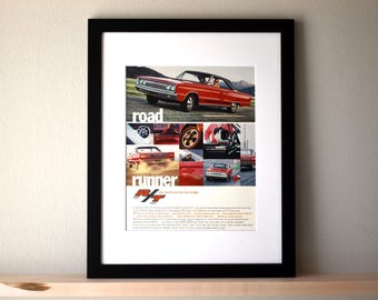 1967 Dodge Coronet R/T 440 Magnum (Available GALLERY FRAMED!) Vintage Magazine Print Advertisement Wall Decor - Printed 1967