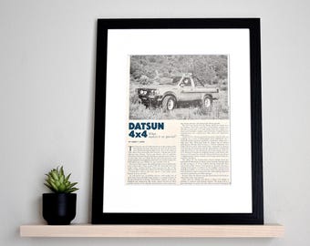 1980's Datsun Diesel Advertisement - Etsy