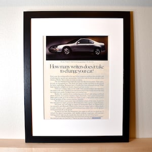 1992 Honda Prelude Si (Available GALLERY FRAMED!) Vintage Magazine Print Advertisement Wall Decor - Printed 1992