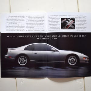 1991 Nissan Performance Brochure 300ZX / 240SX / NX2000 - Printed 1991