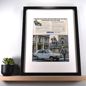 1979 Fiat Strada (Available GALLERY FRAMED!) Vintage Magazine Print Advertisement Wall Decor - Printed 1979