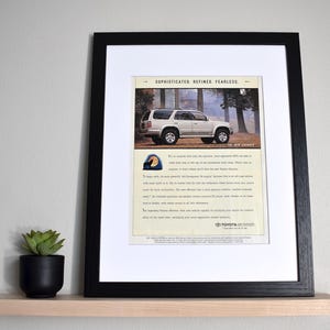 1996 Toyota 4Runner (Available GALLERY FRAMED!) Retro Magazine Print Advertisement Wall Decor - Printed 1996