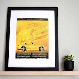 2000 Honda S2000 / BFGoodrich Tires (Available GALLERY FRAMED!) Retro Magazine Print Advertisement Wall Decor - Printed 2000