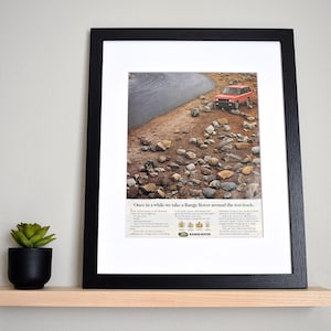 1992 Land Rover Range Rover (Available GALLERY FRAMED!) Retro Magazine Print Advertisement Wall Decor - Printed 1992